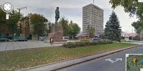 Донецк в Google View